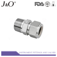 Tubo de montaje-Heteros Macho NPT rosca Conectores Instrument Pipe Fitting